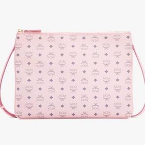 MCM Crossbody Pouch Visetos POWDER PINK